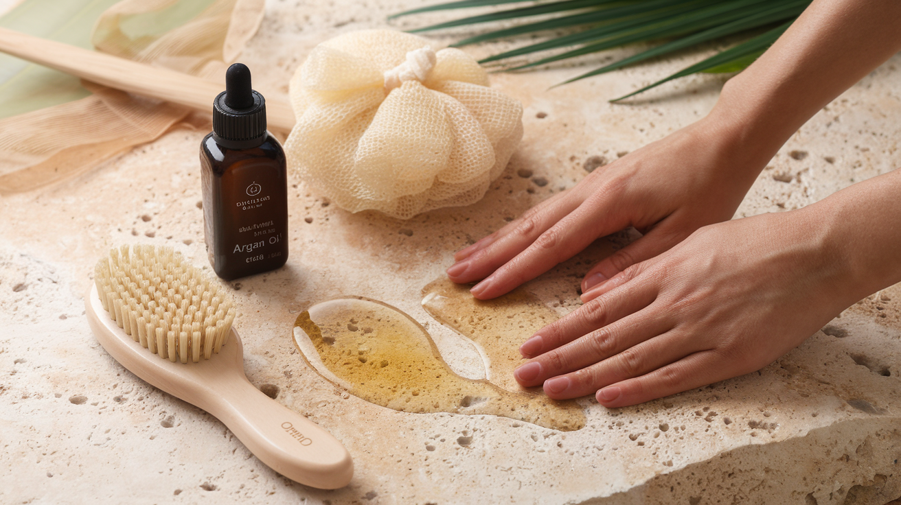 Argan Oil for Smooth, Radiant Skin: Exfoliation and Massage